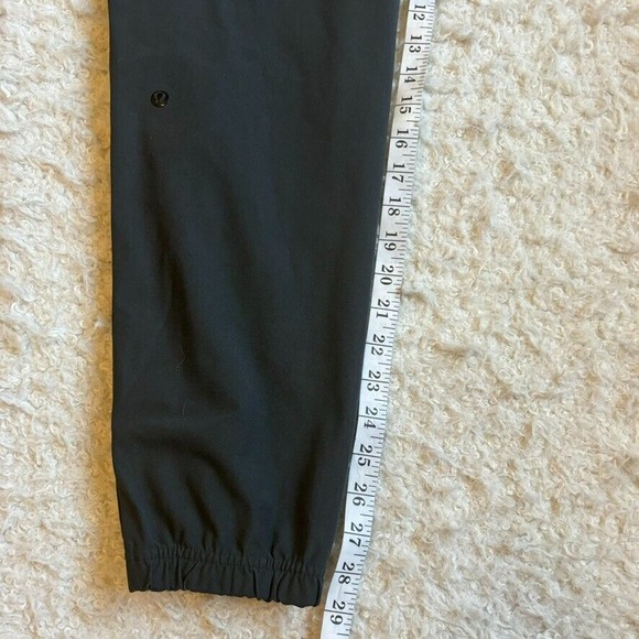 Lululemon Men’s 34 ABC Dark Grey Joggers Pants Zip Closure Drawstring Pockets - Picture 13 of 13